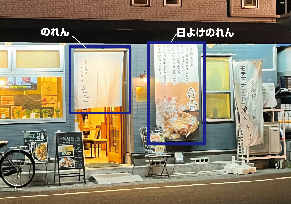 店舗の外観